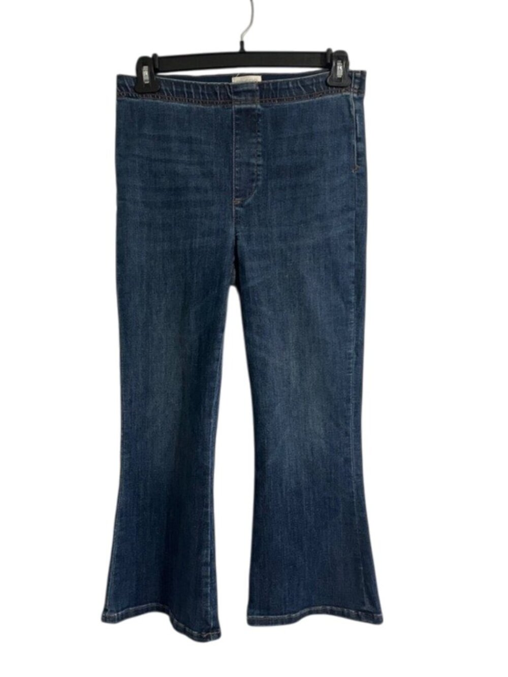 Pilcro Flare Crop Jeans High Rise Blue Size M